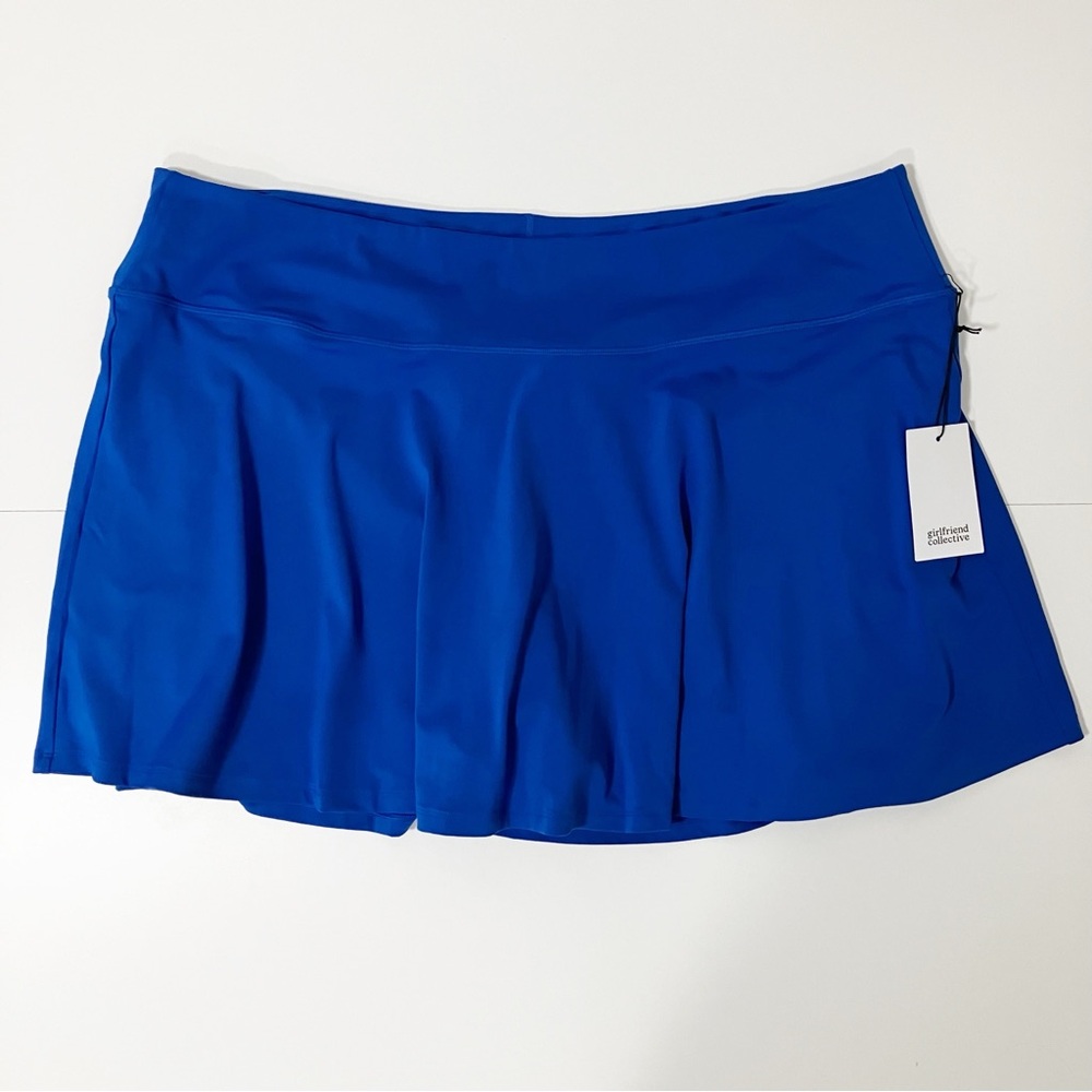 Girlfriend Collective | Blue Skirt 6XL